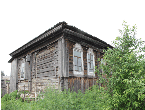 Старый крестовый дом в селе Черемшанка_2